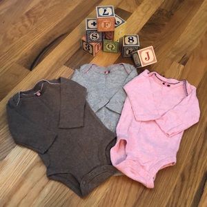Bundle (3) of Newborn Carter’s Onesies